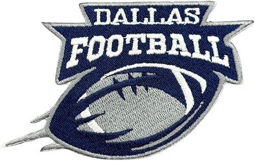 Siam Accs - Parche bordado con logotipo de fútbol americano para fanáticos del fútbol americano, planchar para ropa, mochilas, jeans, motocicleta,