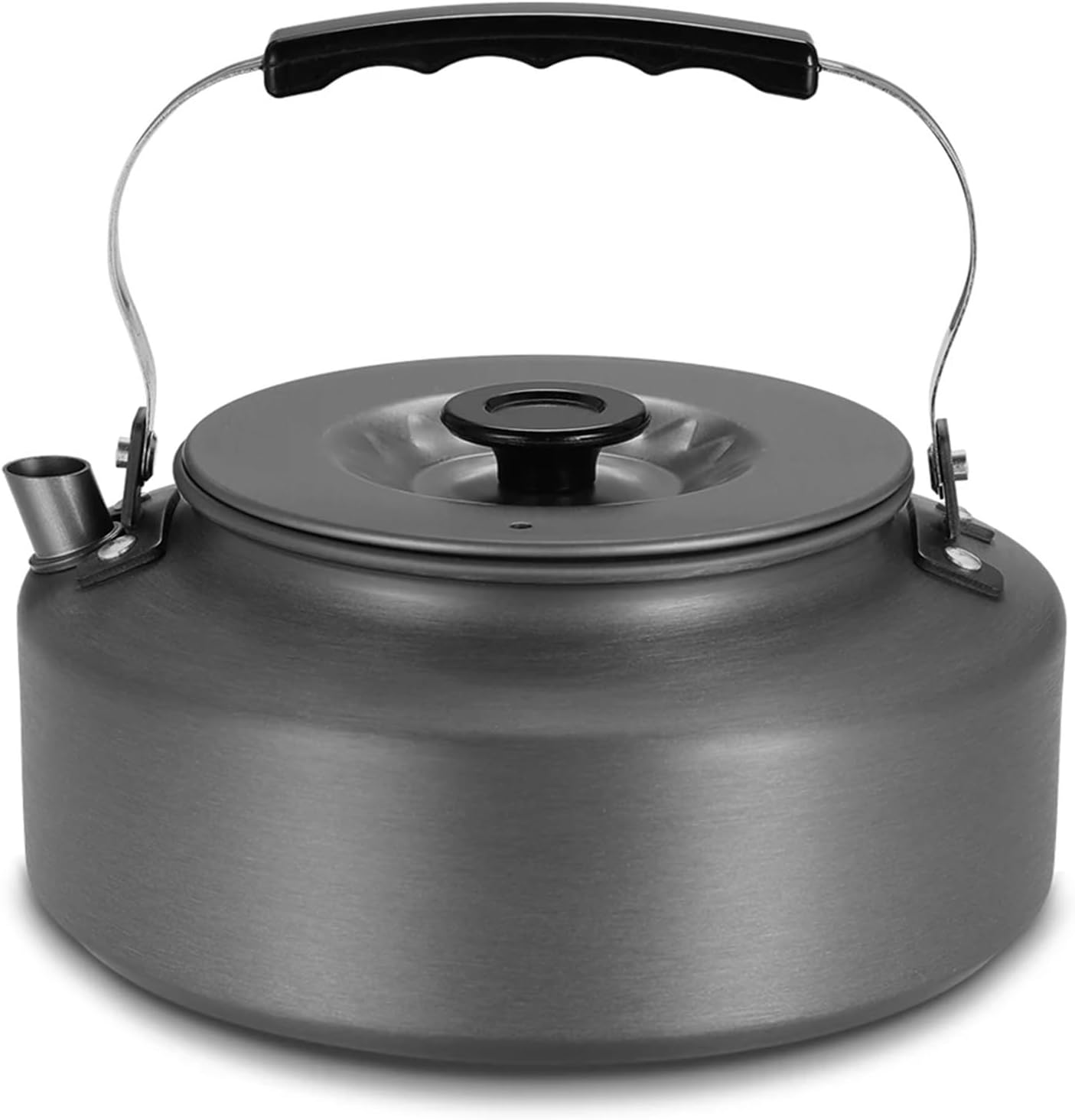 0.8L/1.1L/1.2L/1.6L Aluminum Alloy Portable Kettle, Indoor/Outdoor Tea/Coffee Pot for Camping, Hiking & Picnic(1.2L)