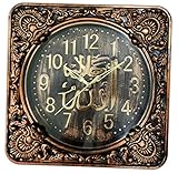 Islam Orologio da Parete AMN-379 Forma Quadrata Stile Vintage Design Allah Nome Arabo Calligrafia Casa Camera Ufficio Decor Regalo Musulmano