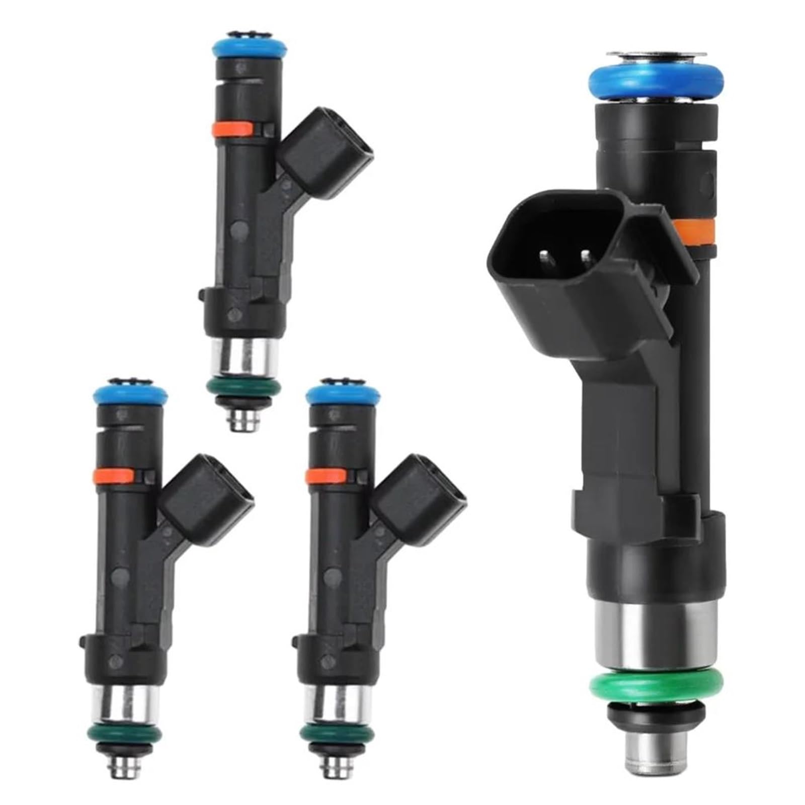 Giwidgiakk One Color Cafuel Petrol Injection Nozzles 0280158179 280158179 For Fusion L4 2.0L Electric/Gas 2013 2014 2015 4Pcs Metal And Abs Fuel Injector
