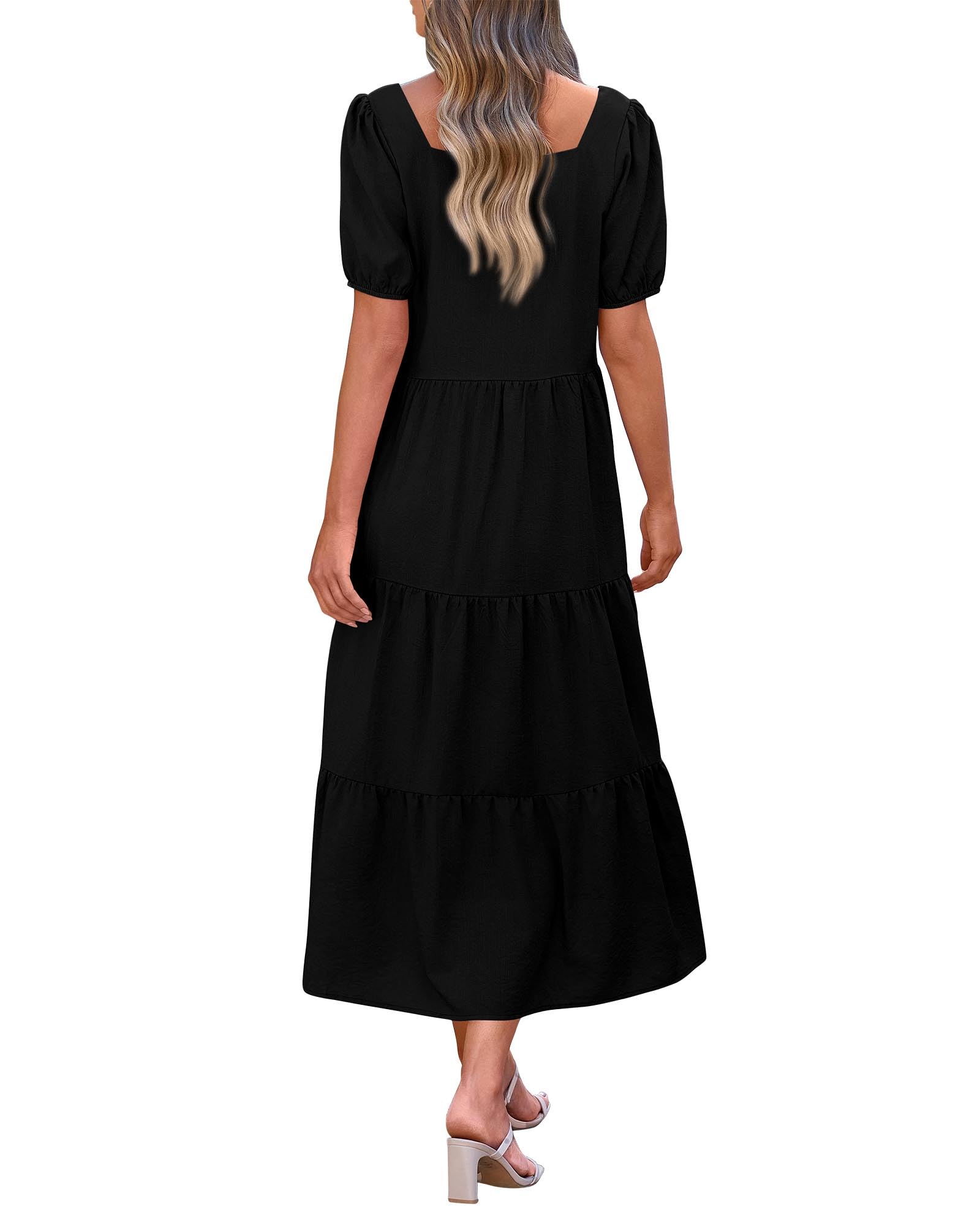 Kirundo Loose Flowy Maxi Dresses KIRUNDO Women Summer Dresses 2025