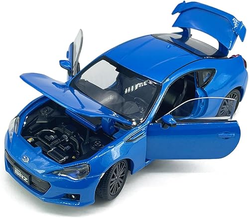 Miniatura 3 de 132 Escala 2017 BRZ Modelo Coche Diecast Toy Cars Metal Niños Vehículos fundidos a presión para niños, puertas abiertas, con luz, juguetes para