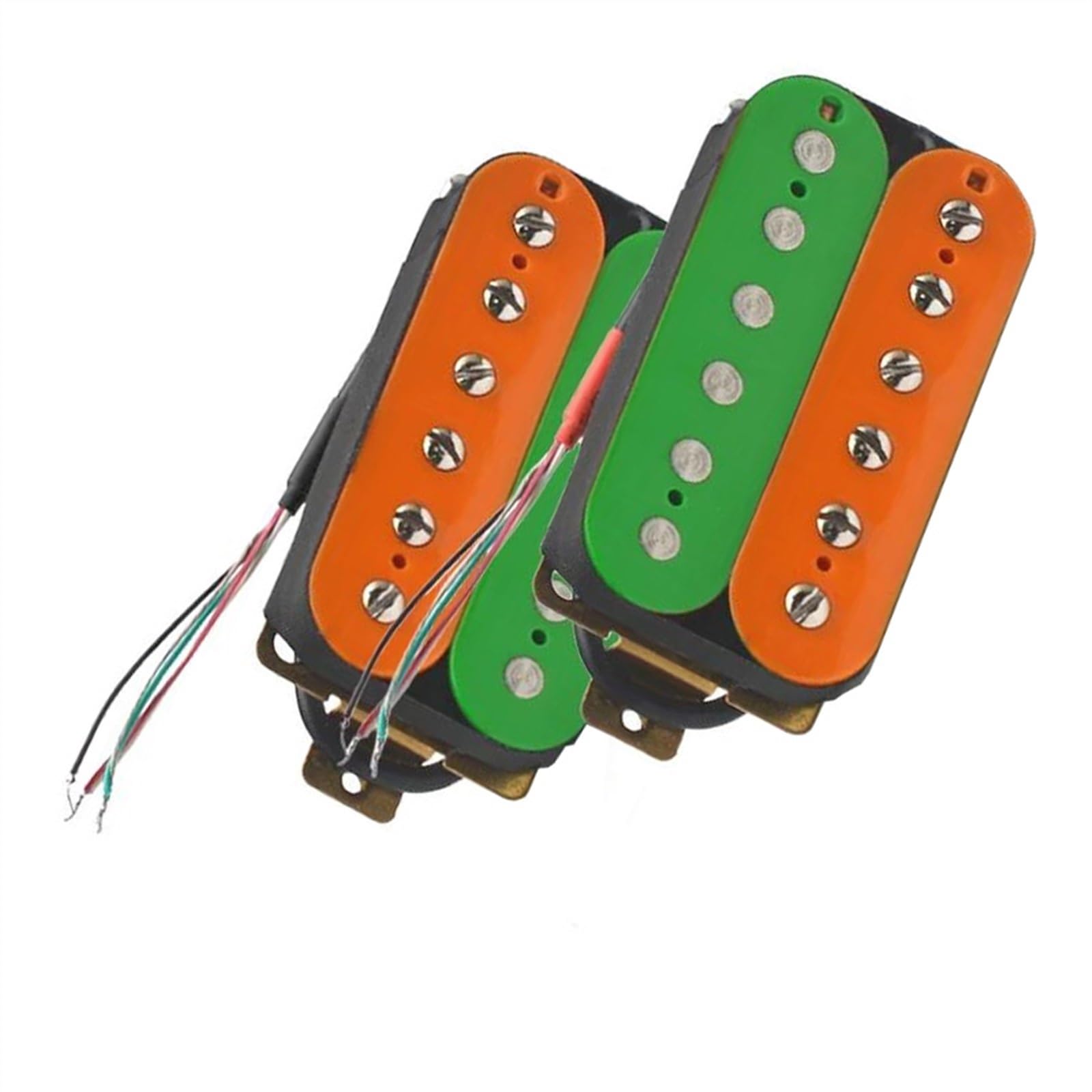 Amazon.co.jp: オレンジグリーンエレキギターハムバッキングスプリット