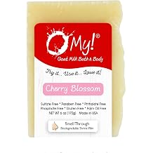 O My! Goat Milk Soap Bar 6oz | Made with Farm-Fresh Goat Milk | Free of Parabens & More | Handcrafted USA