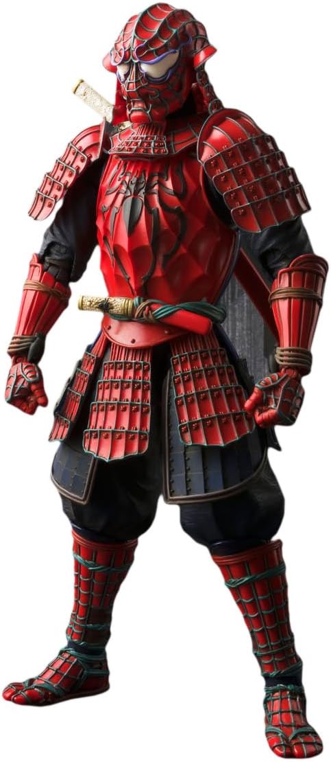Bandai Tamashii Nations Meisho Manga Realization Samurai Spiderman Action Figure, BAN06234
