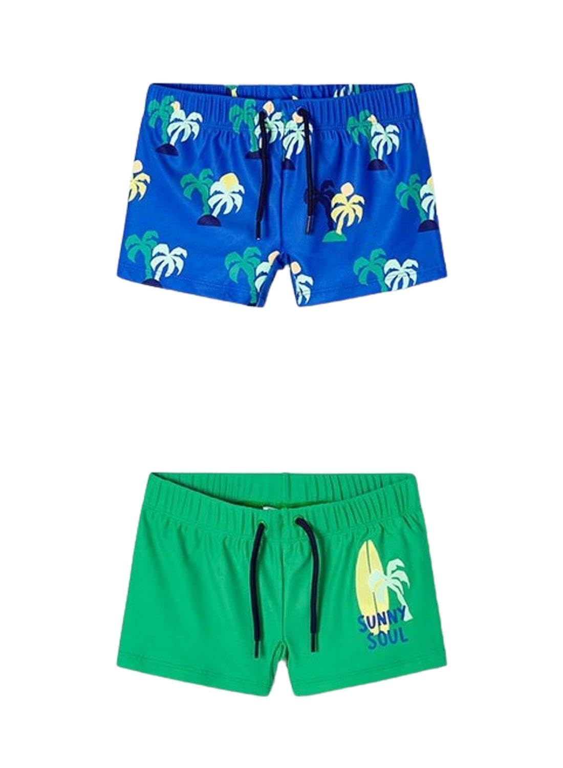 Mayoral Bañador Niño – Traje de baño Niño – Pack 2 bañadores Slip niño - para la Playa y Piscina - Ropa de Regalo para niños de 2 años a 8 años