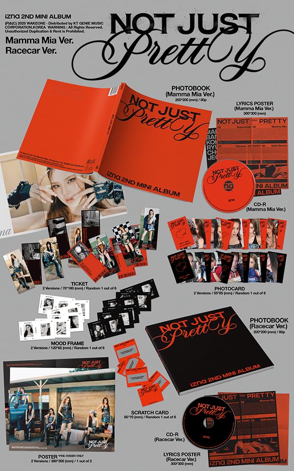 coldrain 1st MiniAlbum〜2nd Albumグッズ　未開封 Amazon.com: izna Not Just Pretty 2nd Mini Album [Mamma Mia Ver