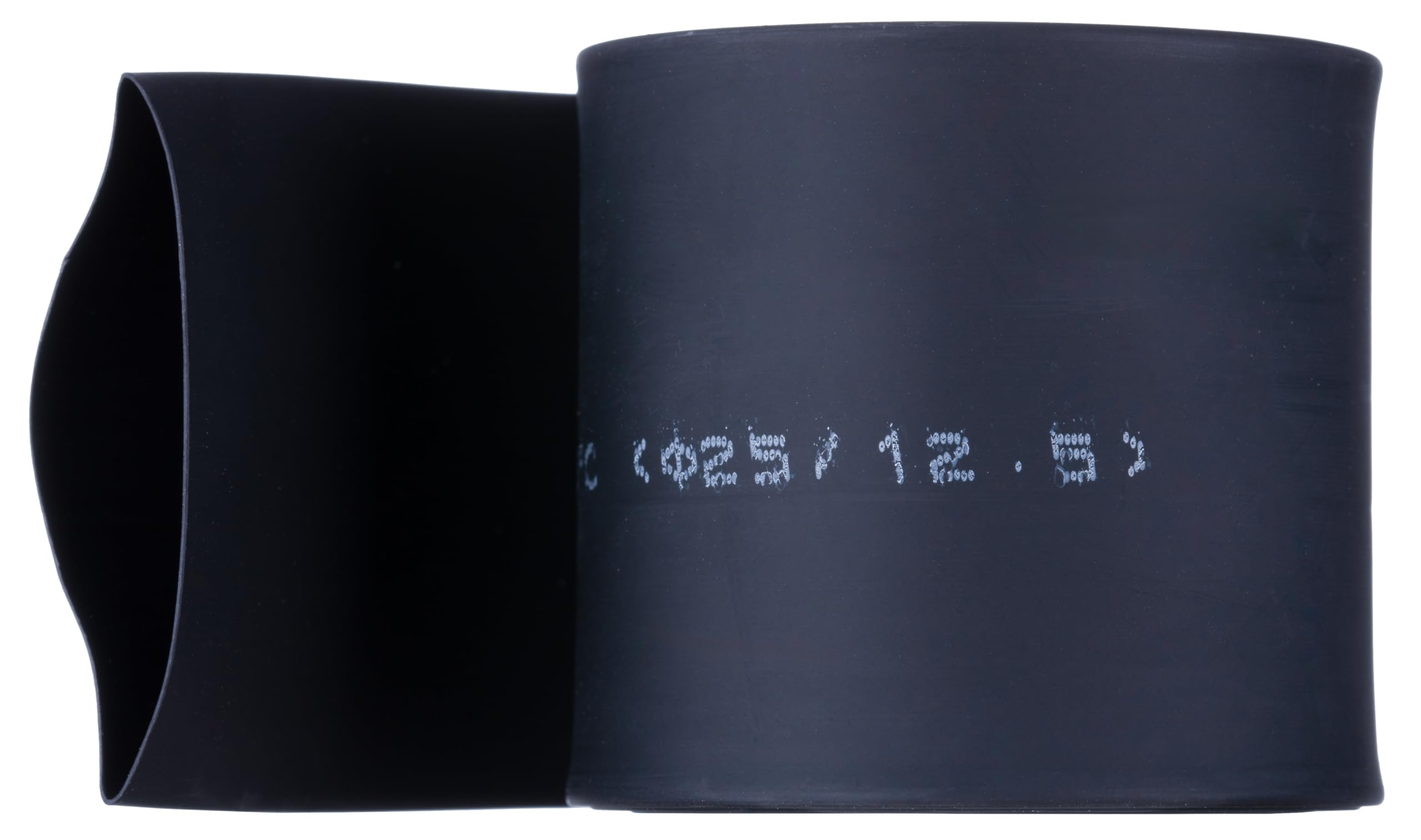 YoiYee Black Heat Shrink Tubing - 25mm Diameter, 2:1 Shrink Ratio, 42mm Flat Width, 2m Length Cable Sleeve