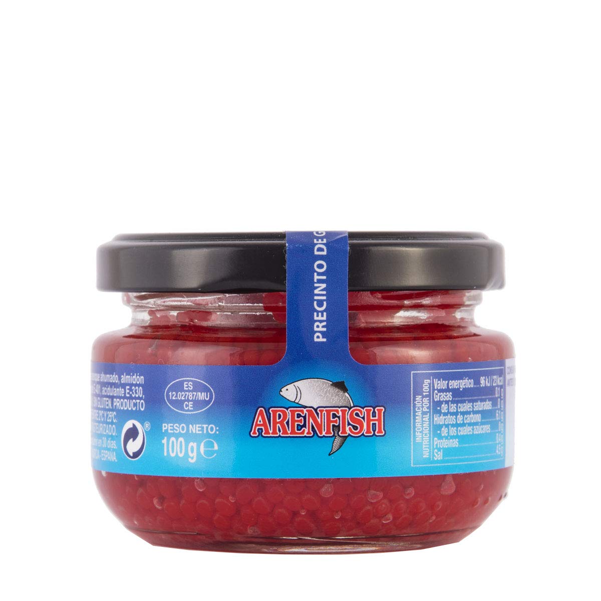 Eurocaviar - Shikran - Smoked Herring Red Caviar Pearls 3.52 oz [100 g] [Premium Caviar Alternative]