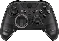 Vista 1 de eXtremeRate Cubierta frontal de repuesto negra transparente para Xbox One Elite Controller Series 2 (modelo 1797), carcasa frontal personalizada