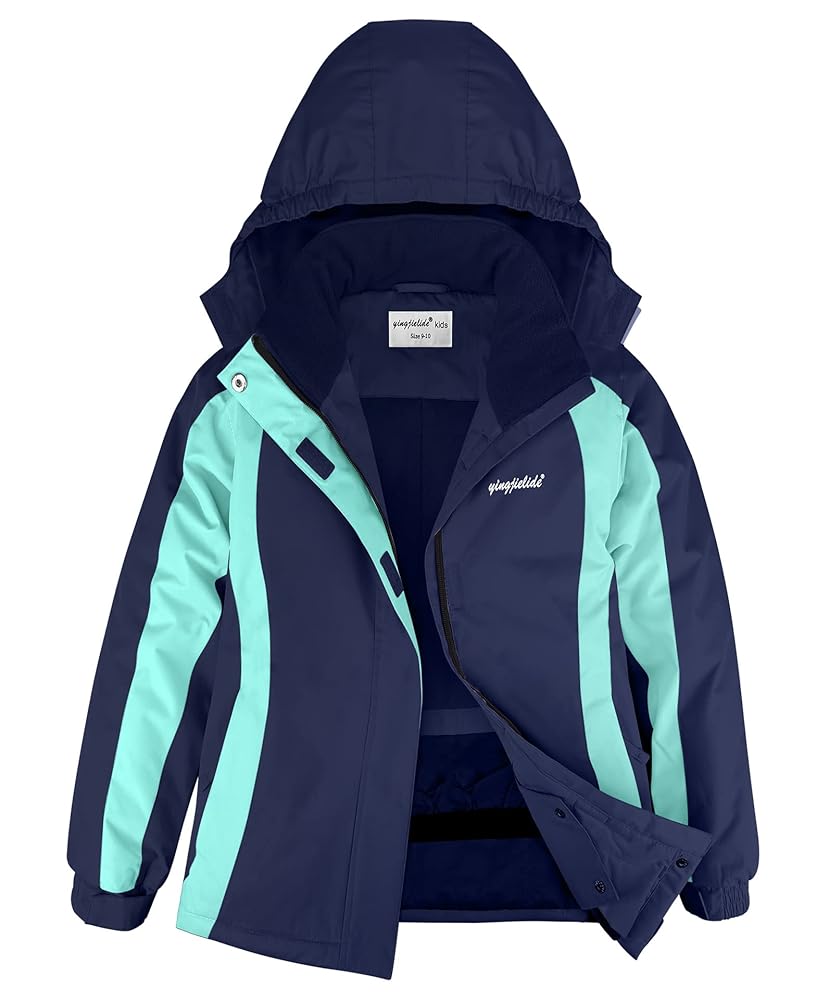 Amazon.com: YINGJIELIDE Girl's Waterproof Ski Jackets,Kids