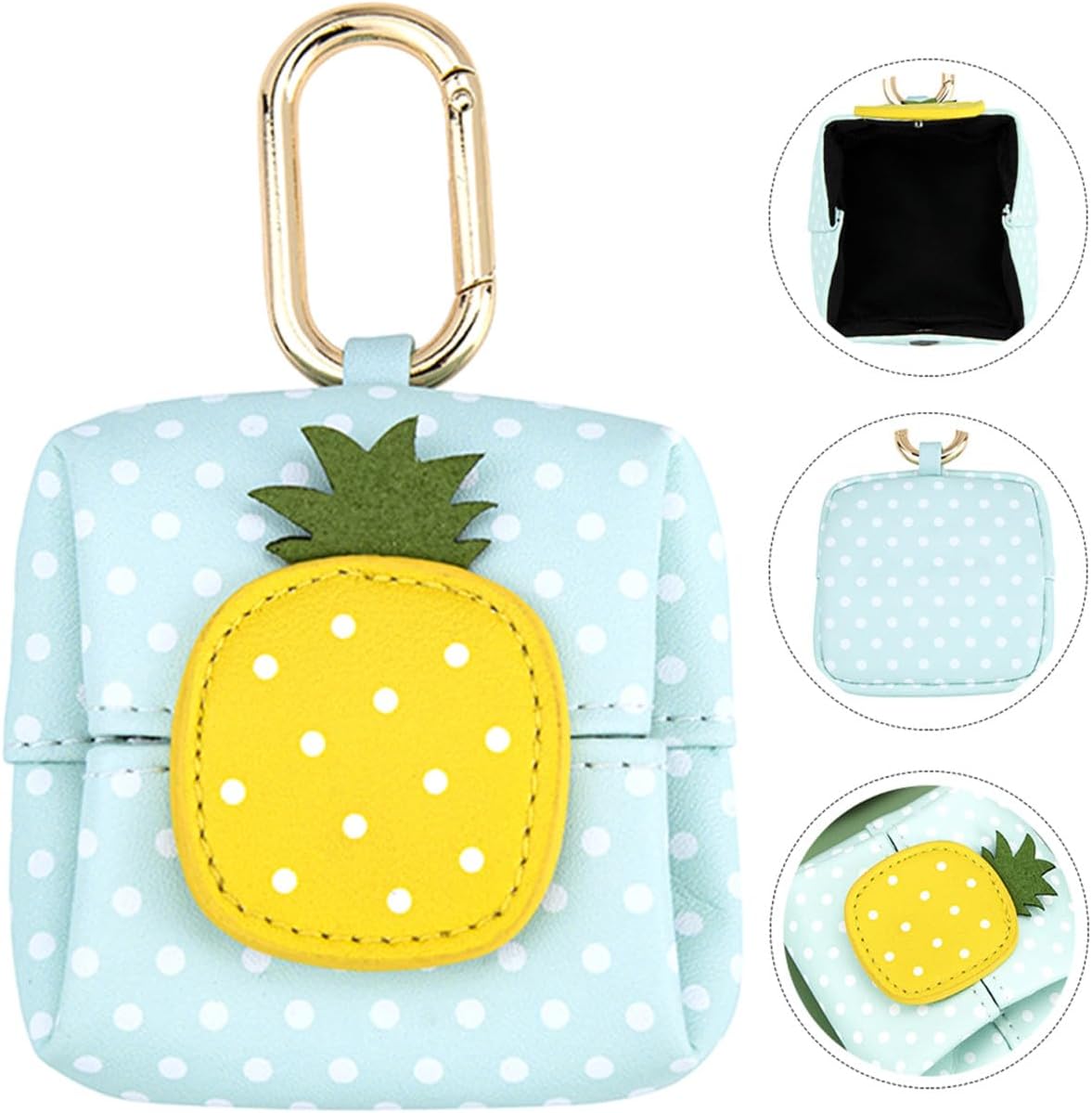 Cute Pouch for Year Old Girls Fruit Design Coin Purse Earphones Case Earplug Holder image 5