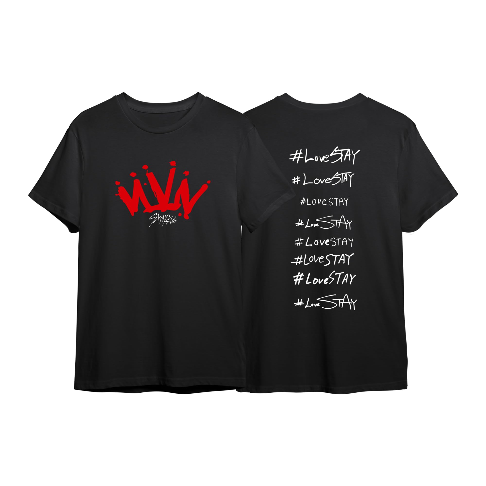 StrayKids SKZ #lovestay Black T-Shirt