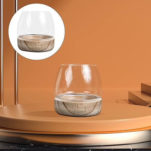 Miniatura 8 de Zerodeko Fondo de madera pecera micro paisajismo botella de vidrio hidroponía jarrón de vidrio botella de almacenamiento botella de almacenamiento