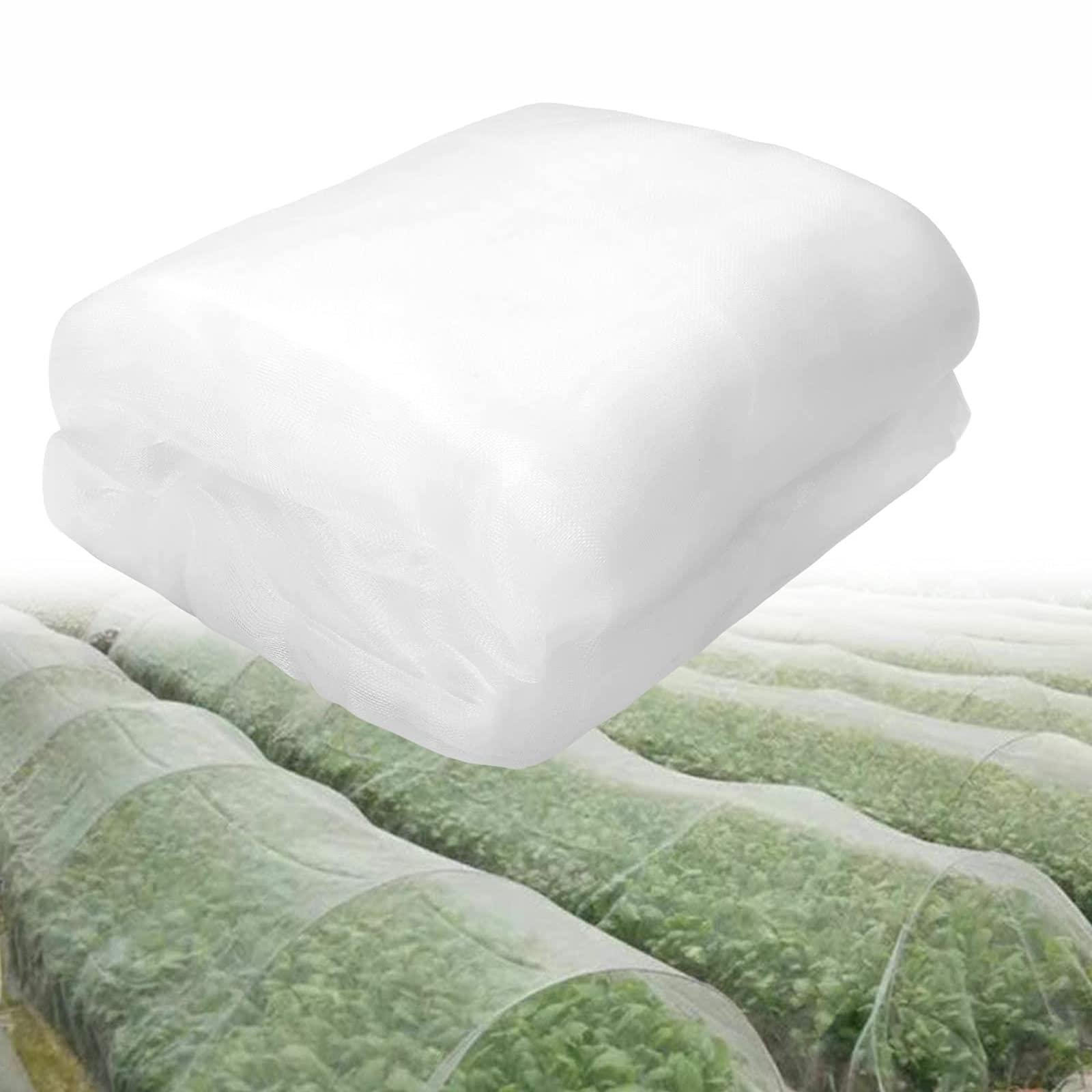 Rete Protettiva DINGFAN Per Orto E Giardino – Anti Insetti E Uccelli – Maglia Fine 1mm – 5x10m – Resistente Ai Raggi UV - 2