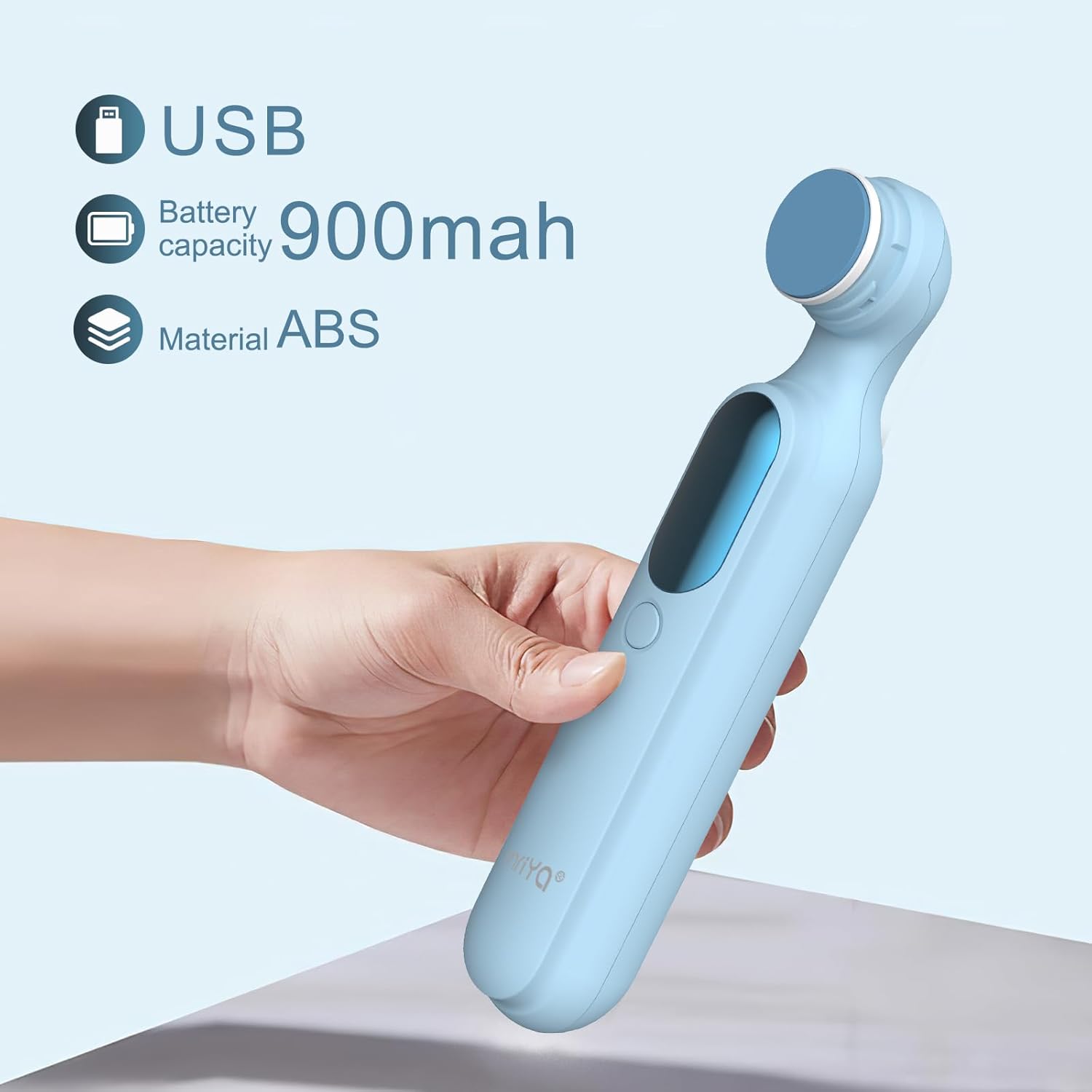 Electric Nail Trimmer, 6 in 1 Baby Nail Clippers, Safe & Easy Electric Portable Manicure Pedicure Tool for Baby Care Newborn Toddler Toes & Fingernails Nail Kit