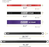 Vista 6 de POWER GUIDANCE Bandas de asistencia para dominadas, banda de resistencia elástica, banda de movilidad, bandas de levantamiento de potencia