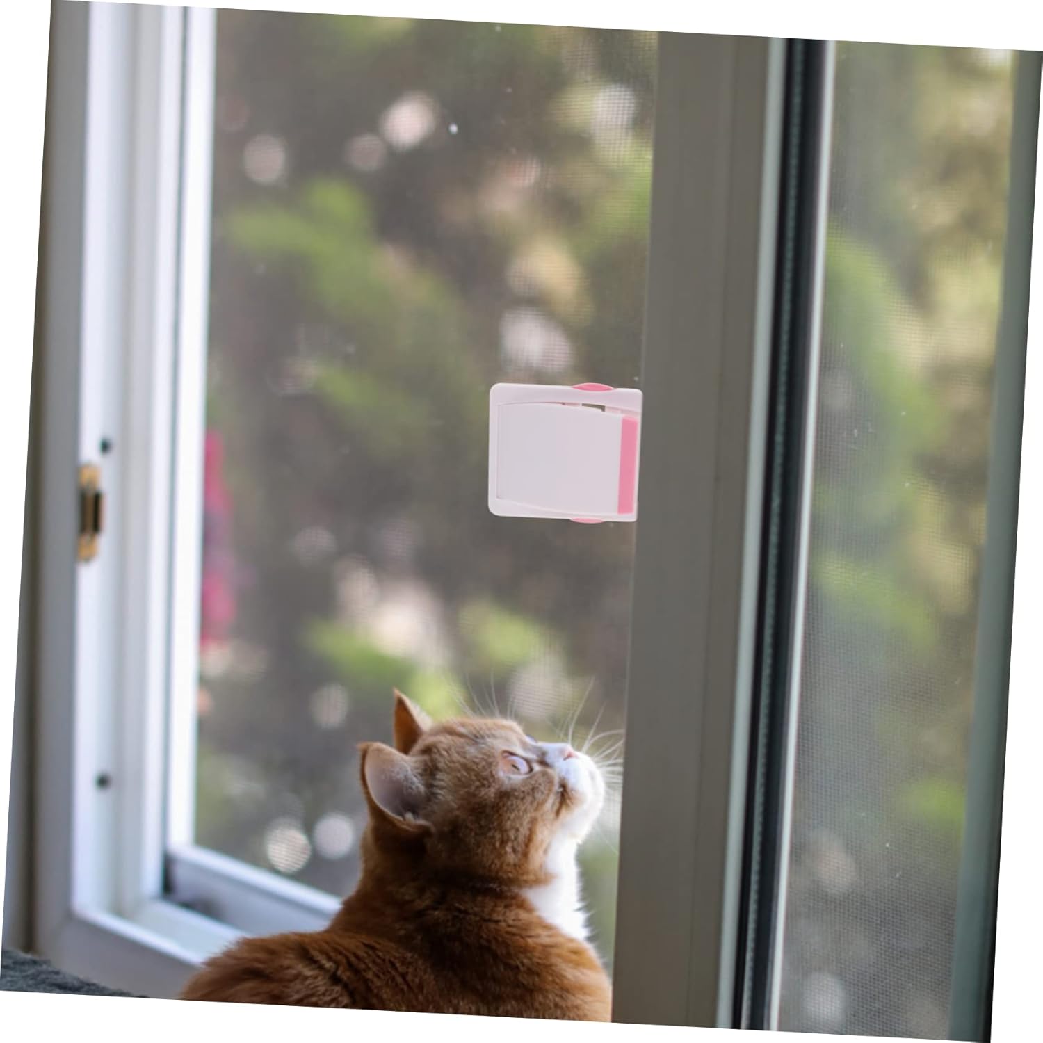 FAVOMOTO 5pcs Adhesive Sliding Window Lock for Boy Girl Safety Door Lock Prevent Accidental Openings for Boy Girl Easy to Install for and Doors