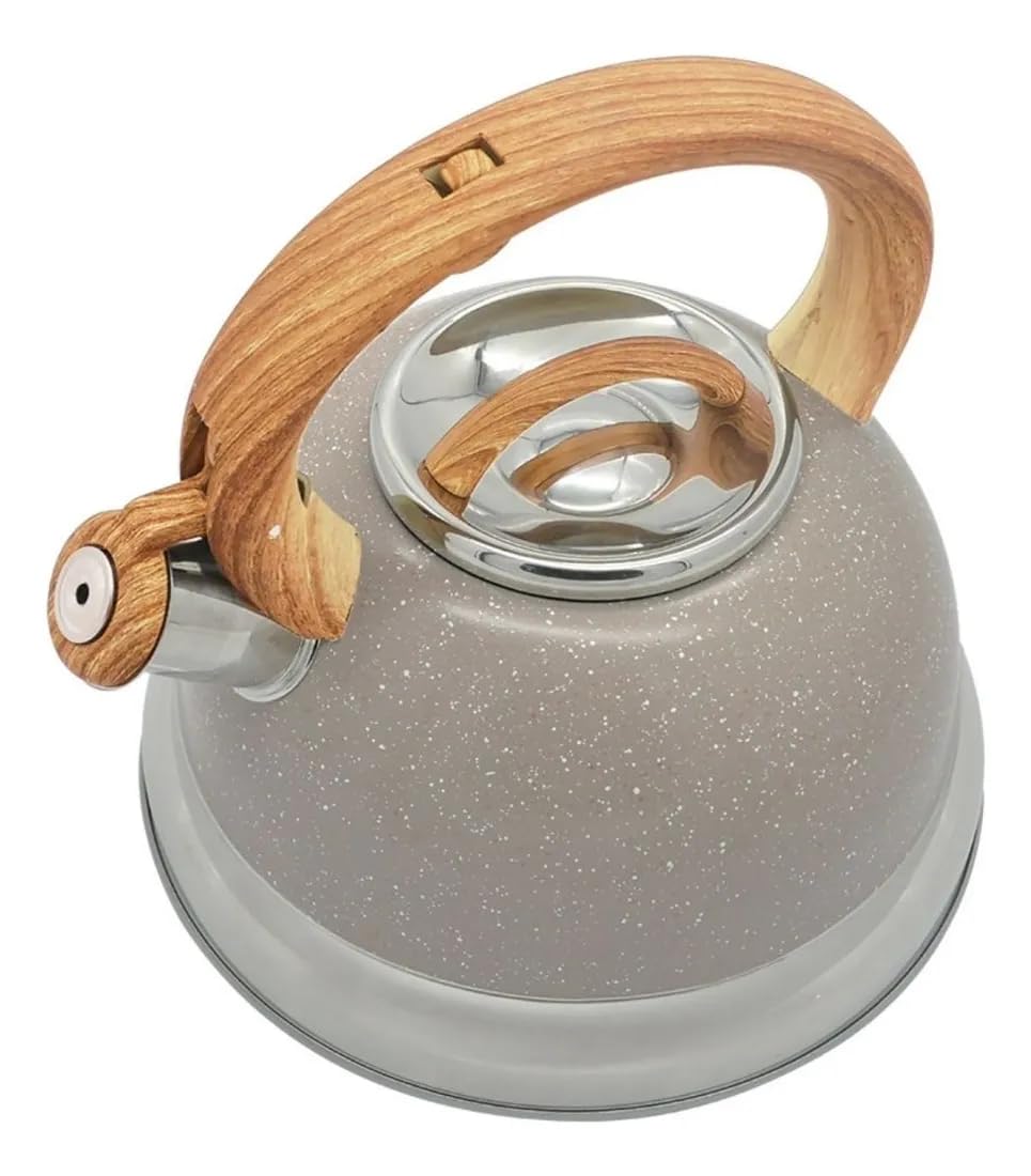 Brinox, Chaleira com Apito Brinox 2,7 L Roma Areia : Amazon.com.br