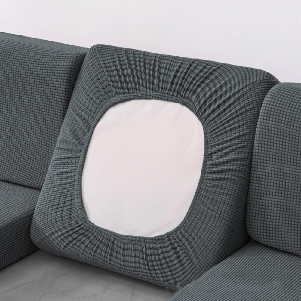 Amazon.de ADERTOS 2 STK Sofakissenbezüge Sofakissen Bezug Grau