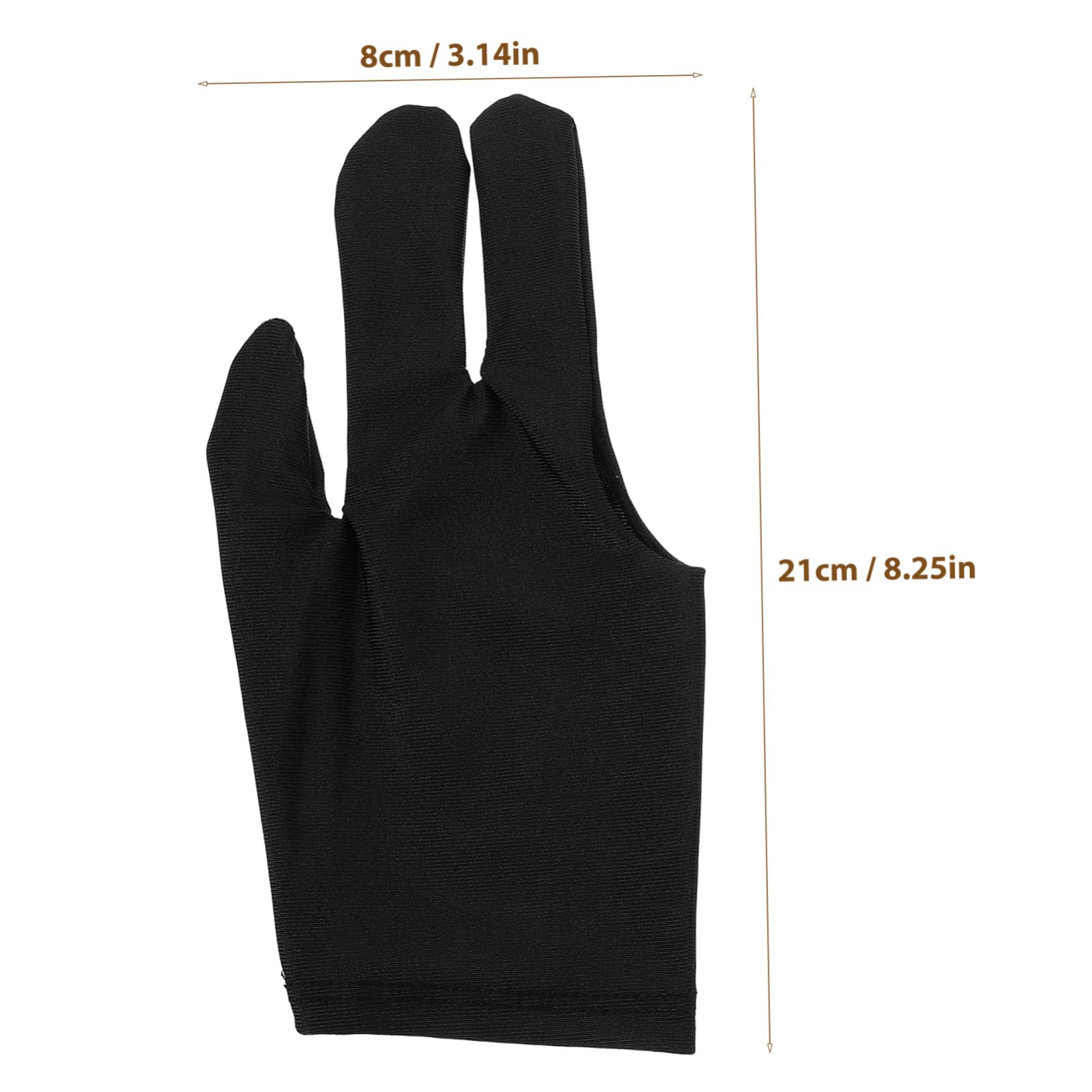 GAROZATION 4 Pairs Billiard Gloves Breathable Mesh Pool Gloves Elastic Billiards Glove for Men and Comfortable