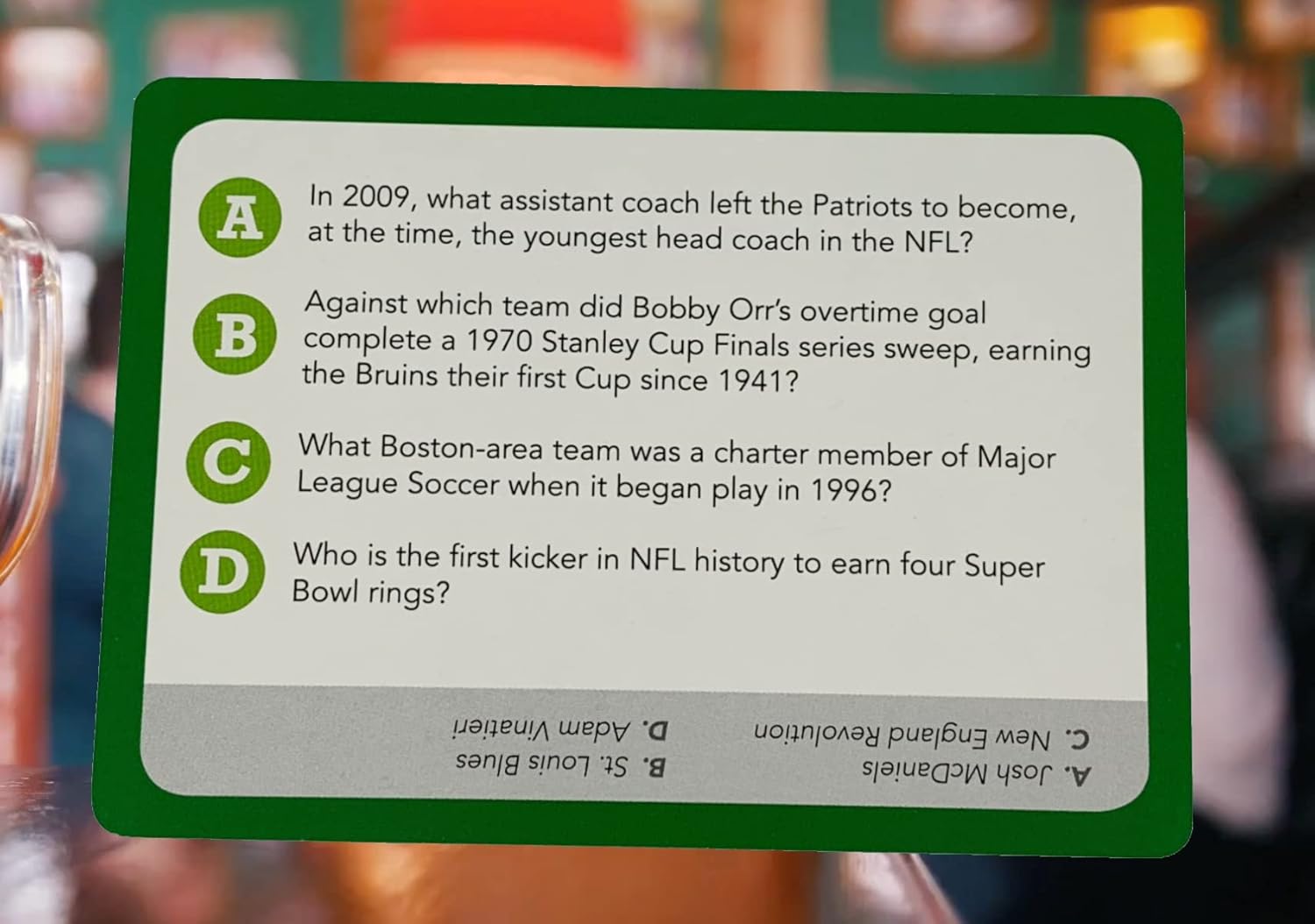 You Gotta Know Boston - Sports Trivia Game - Image 5