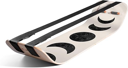 Miniatura 8 de GIBBON SlackBoard - GiBoard Balance Board - Gift for Kids & Adults - 1 & 2 Line Options - Slackline Balance Trainer for Core Workouts, Standing Desk