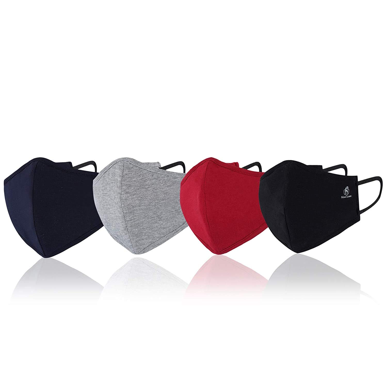 Marc Loire 100% Pure Cotton 6-Layered Super Soft Reusable Washable Protection Cloth Face Mask for Men/Women/Unisex Adults