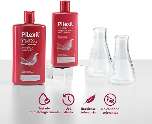Miniatura 4 de Pilexil anticaida Champu 300Ml Anti hair-loss anti queda buen Cuidado del Cabello
