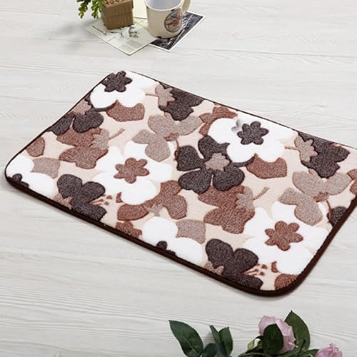 Alfombra rectangular para baño cocina alfombra absorbente para cocina tapete antideslizante para piso tapete Kafeisefengye alrededor de 157 x 236in