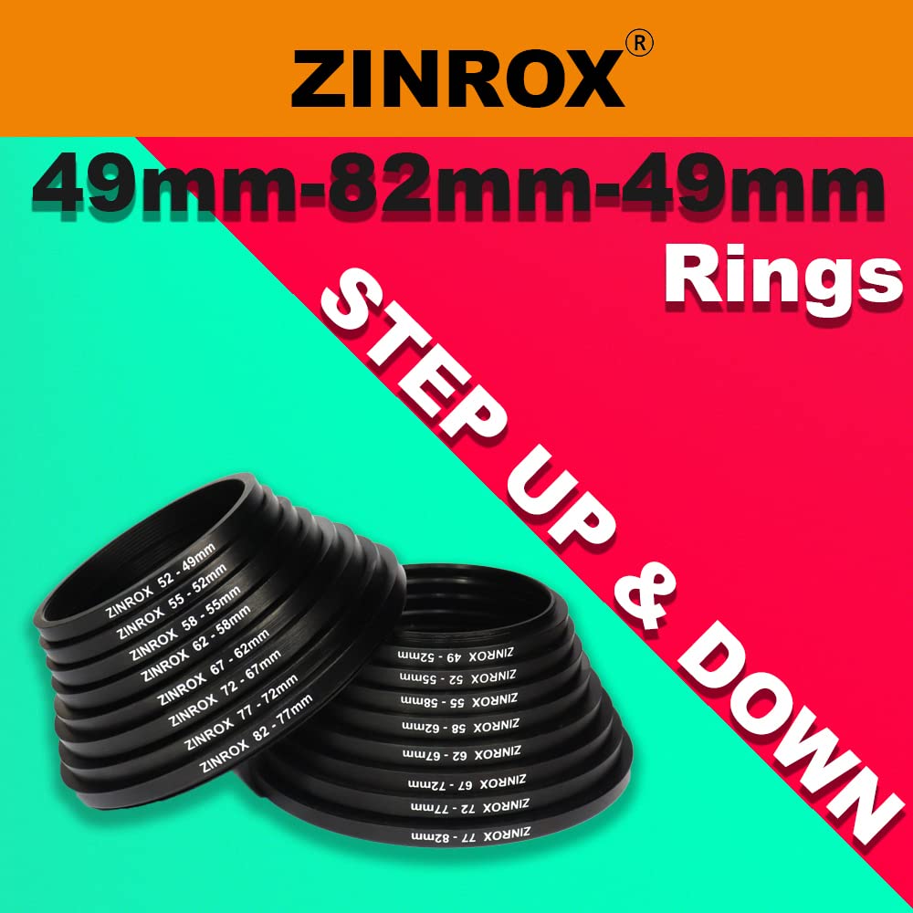 49mm To 62mm Step-Up Filter Ring Adapter – For Camera Lenses, 1 Year Warranty