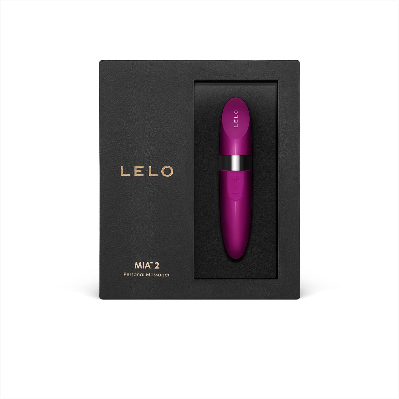 LELO MIA 2, Deep Rose Massaggiatore per Donna a Forma di Rossetto, Mini Vibratore Portatile Segreto da Donna con USB, Vibratori Clitoride Donna, Vibratori Donna