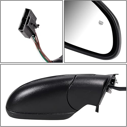 Miniatura 4 de DNA Motoring OEM-MR-GM1321439 - Espejo retrovisor para puerta lateral derecha del pasajero con ajuste eléctrico con calefacción, compatible con