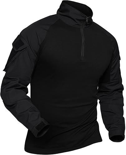 XKTTAC - Camiseta táctica de combate G3 para hombre con 2-4 bolsillos para Airsoft, actividades militares, paintball, equipo de camping, camiseta
