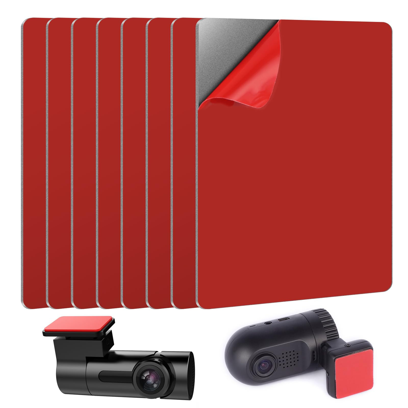 Double-Sided 3M Self Adhesive Sticker Sticky Pad Mounts Pads For Dash Cam Camera 3M 5952 Double Sided Sticker Black Color - 21 - View #8