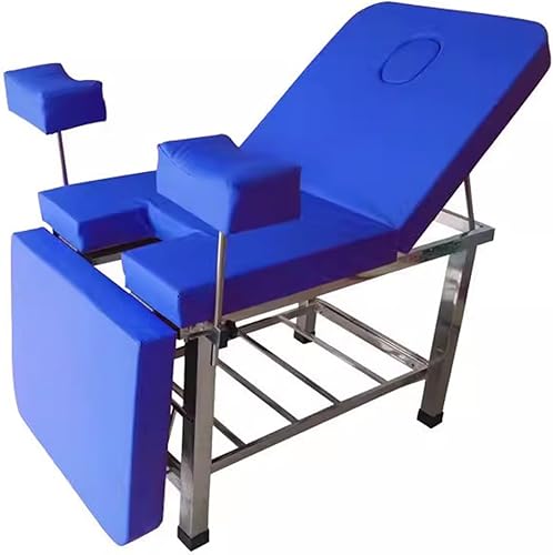 Miniatura 2 de Cama de masaje de elevación ajustable en altura, mesa de examen profesional para salón de belleza, spa, mesa facial con placa de soporte curvada