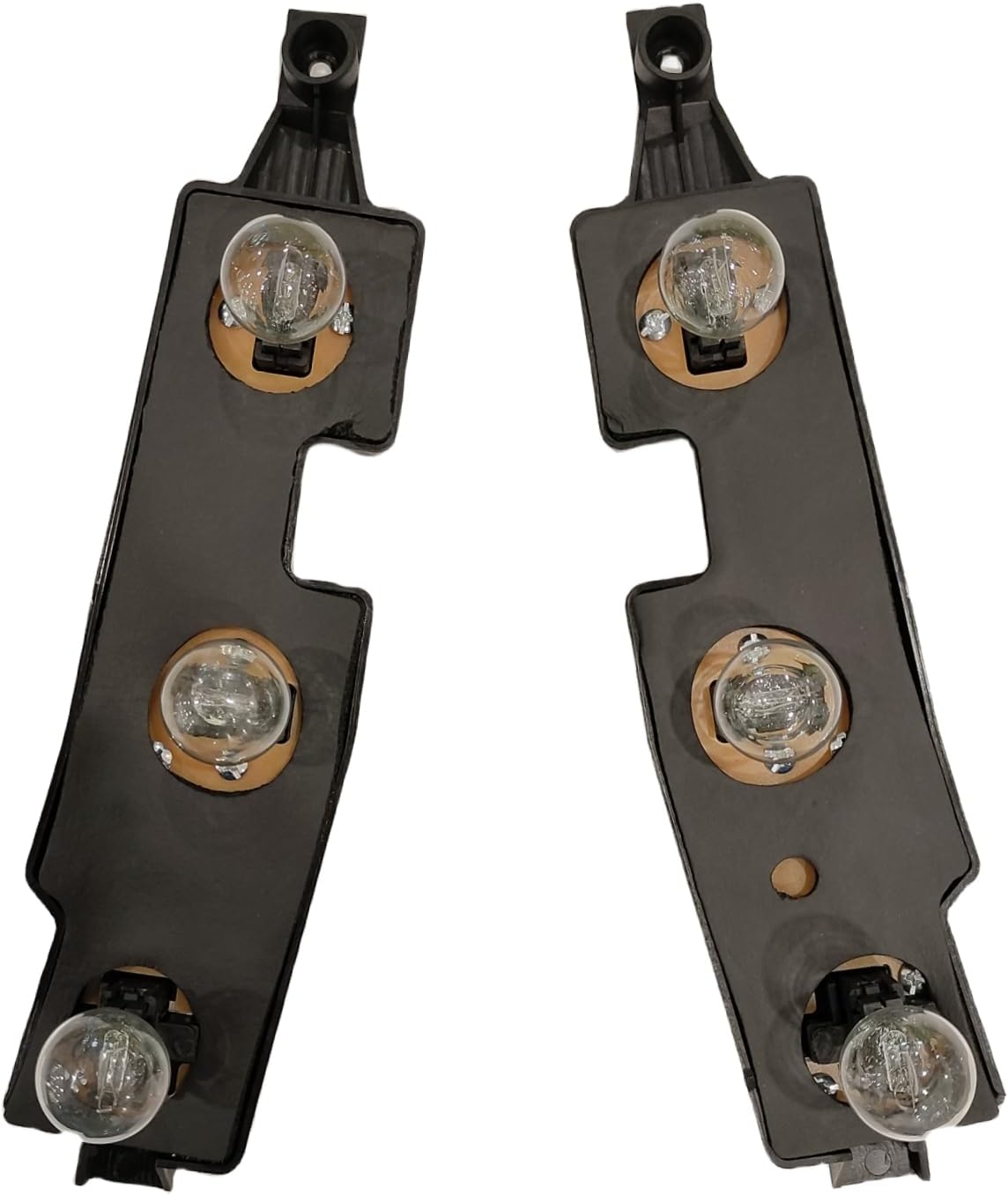 Tail Rear Brake Light Connector Plates For 1988-1999 Chevy GMC C/K1500 2500 3500 PICKUP SUBURBAN;1992-1999 YUKON;1992-1994 BLAZER 1999-2000 ESCALADE;1995-2000 TAHOE (Left + Right W/Bulbs)