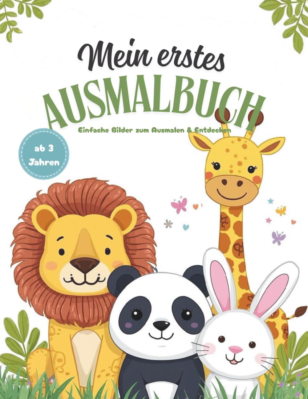 Mein erstes Malbuch: Große Motive für Kinder ab 3 Jahren