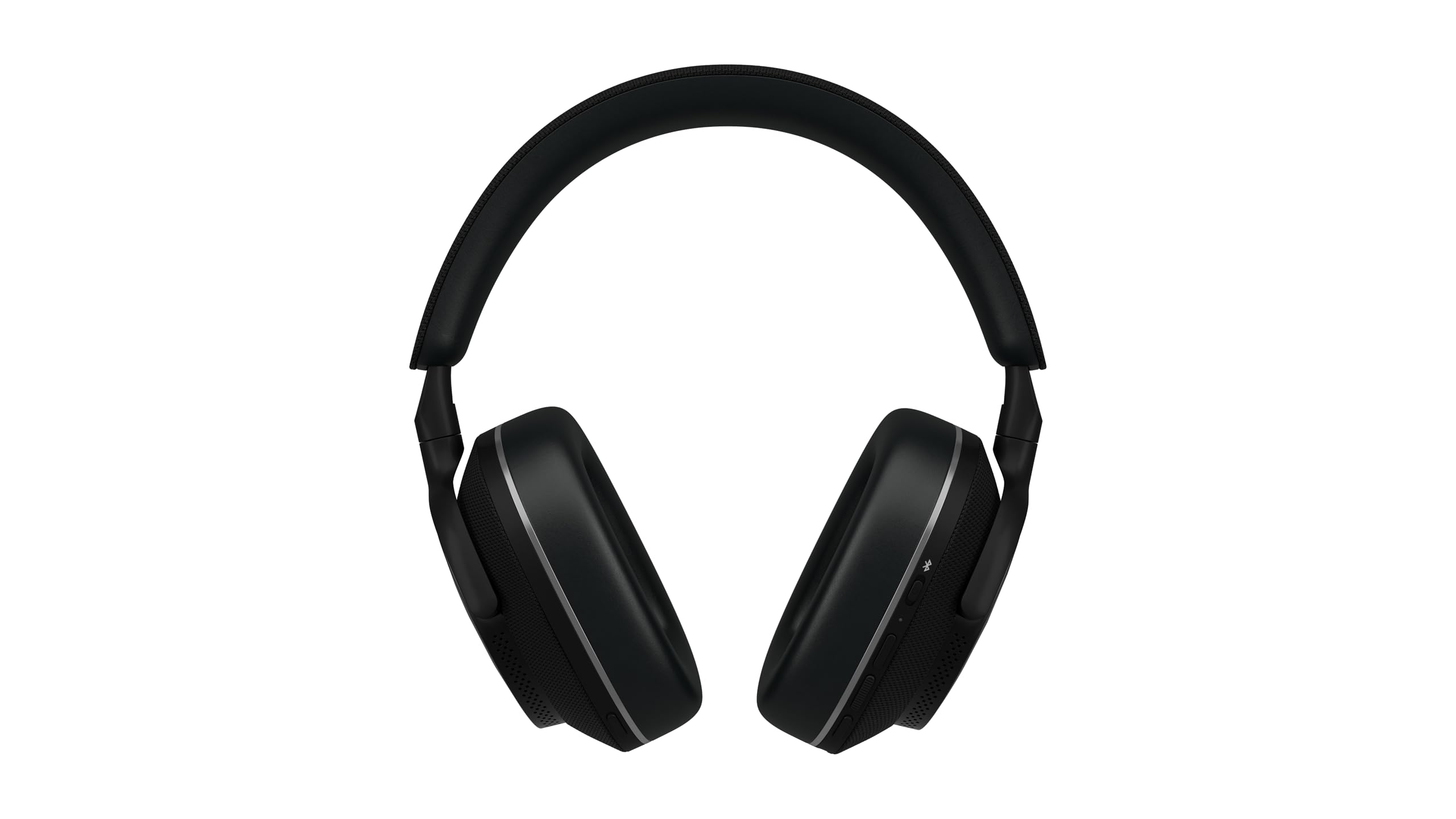 Bowers & Wilkins Px7 S2e Over-Ear-Kopfhörer mit Geräuschunterdrückung, kabellos, Qualcomm aptX™ Adaptive, Schnellladung, 30 Stunden Wiedergabe, sechs integrierte Mikrofone - Anthrazit Schwarz