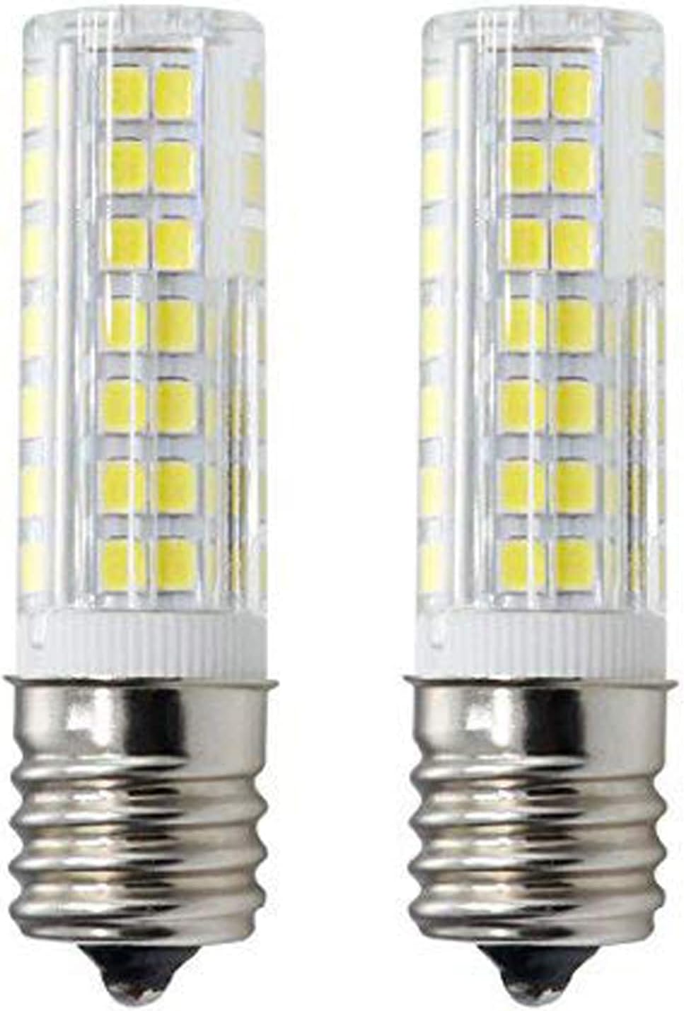 XRZT E17 LED Bulbs for Microwave Oven Light Bulb Over Stove Appliance, White 6000KE17 Intermediate Base Bulb Replacement 40W 60W Incandescent Range Hood Lamp Dimmable