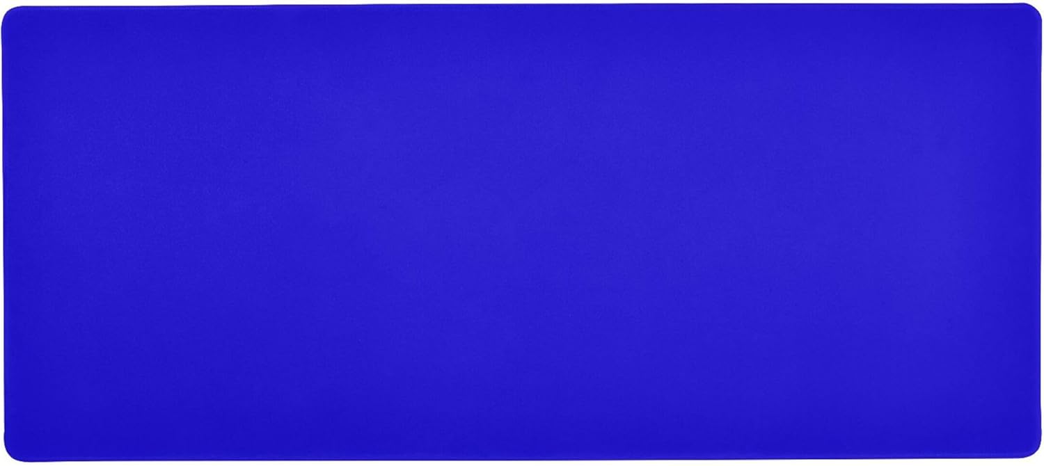 Royal Blue Extended Gaming Mouse Pad - Non-Slip-Resistant Rubber Base Computer Keyboard Mouse Mat, 35.4x15.7-inch 3mm Thick, Ideal Partner for Work & Game, 35.4x15.7in