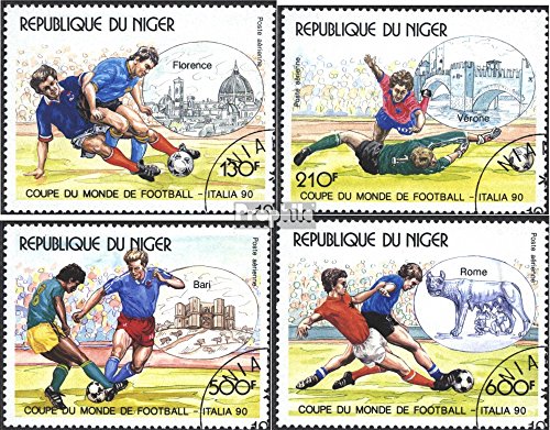 Prophila Collection Niger 1090-1093 (Completa Edizione) 1990 Coppa del Mondo, Italia (Francobolli per i Collezionisti) Calcio