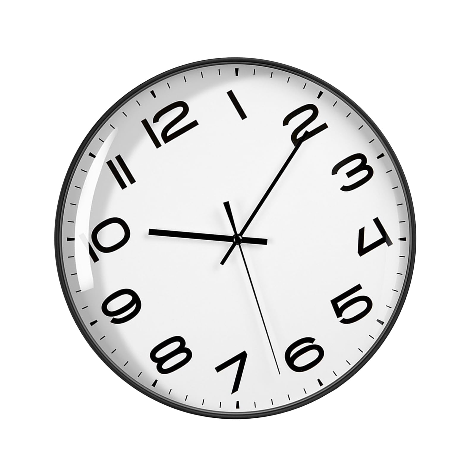 Horloge murale chiffres clairs Cocoarm pour lecture facile des seniors