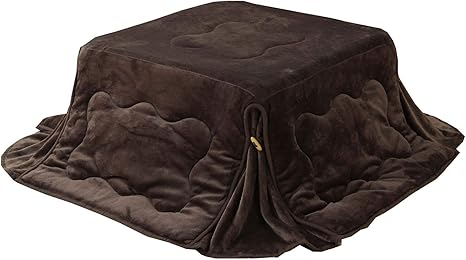 Amazon こたつ布団 正方形 省スペース 抗菌 防臭 フラン省 ブラウン 約160 160cm 掛け布団 単品 洗える フランネル 北欧 こたつ布団 オンライン通販