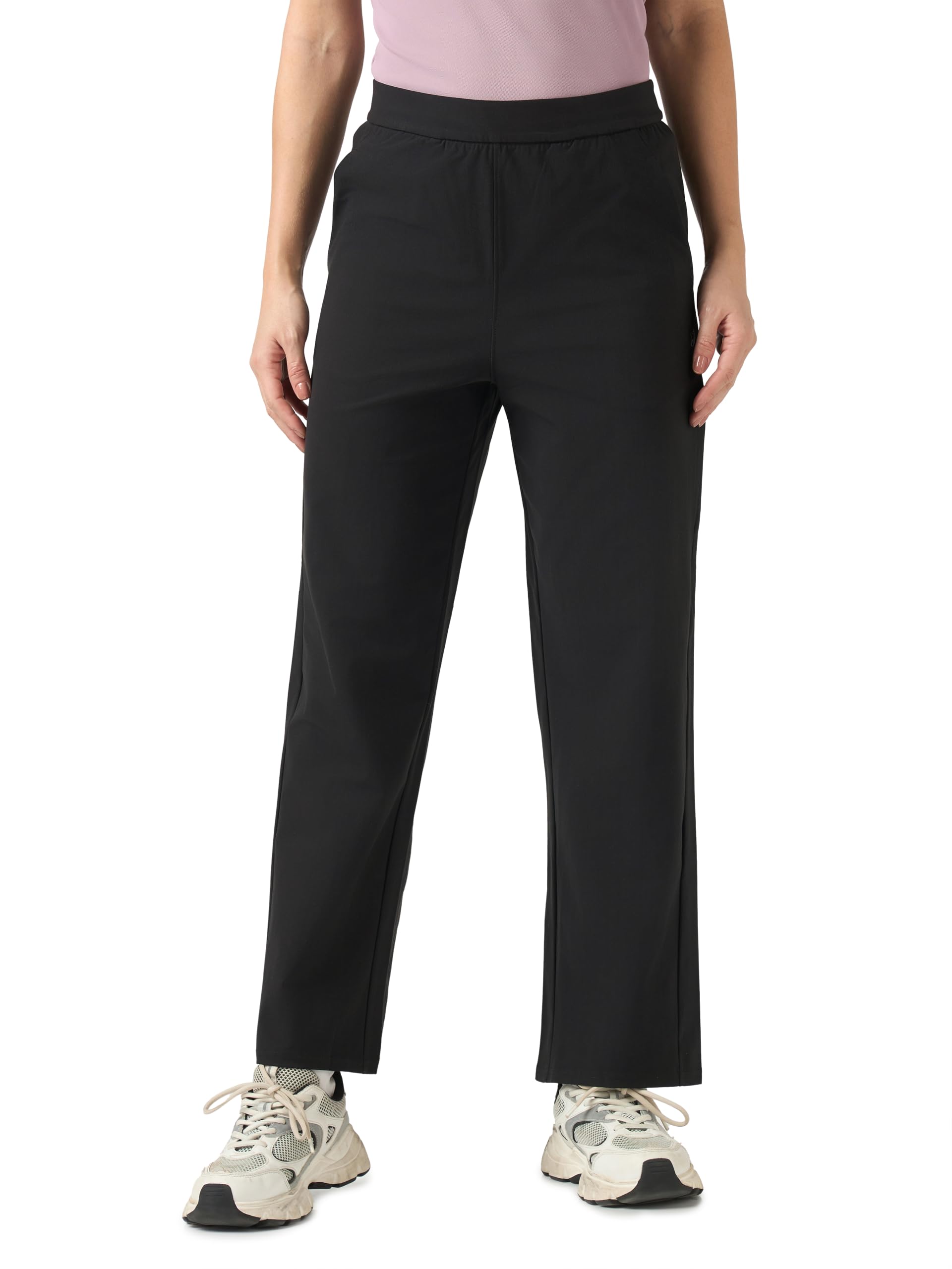 Women's Straight Fit Solid Track Pant for Casual Wear, Active Lifestyle-image-36
