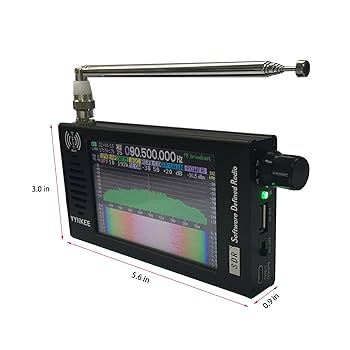 DSP SDRラジオ 新品未使用 Amazon.co.jp: ポータブルDSP SDRラジオレシーバー 4.3インチ