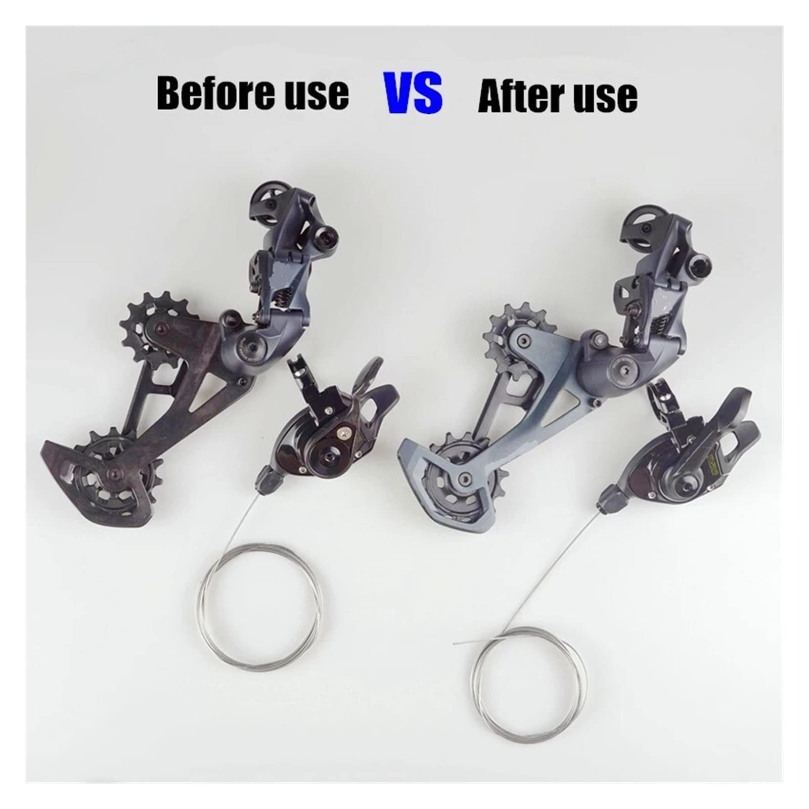TRUSTTWO Cage de dérailleur arrière en Fiber de Carbone et Levier de Manette de Vitesse réglable pièces modifiées compatibles for SRAM GX Eagle X01 XX1 The Rear Derailleur Cage