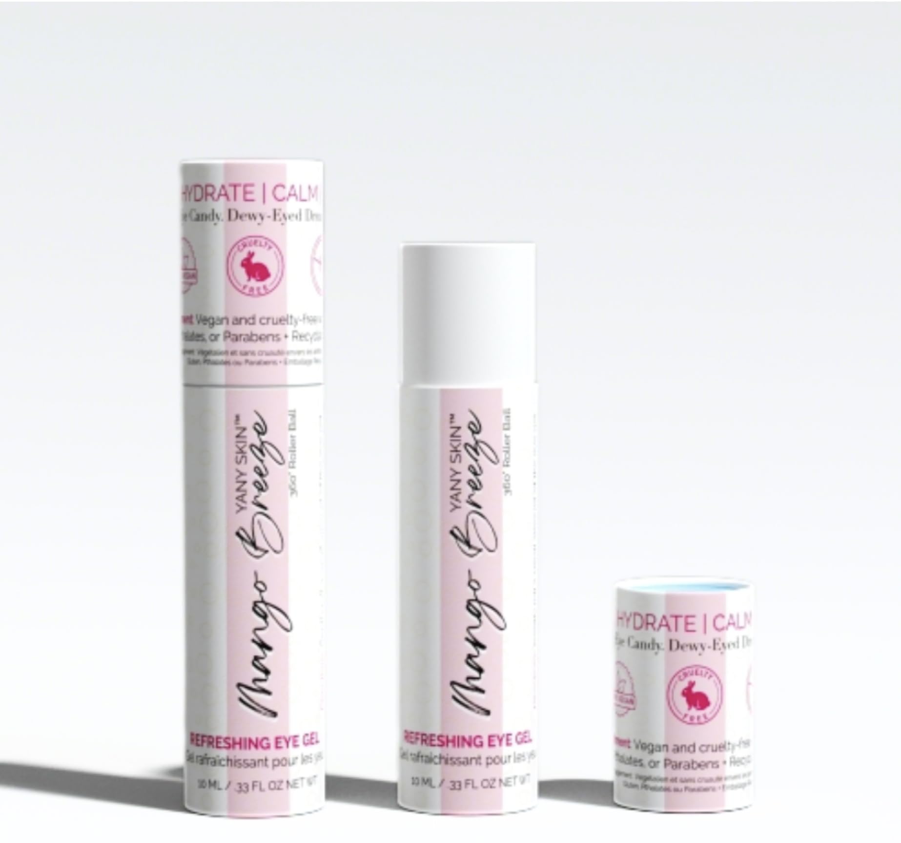 YANY Beauty Mango Breeze Refreshing Eye Serum – Hydrating & Brightening Under-Eye Treatment for Dark Circles, Puffiness, and Fine Lines | Vegan, Cruelty-Free, Soothing Dual-Action Formula