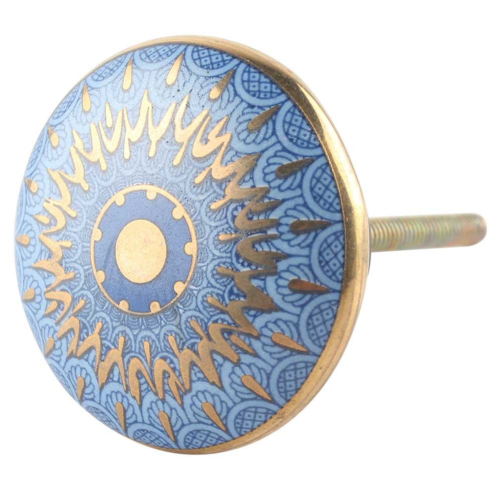 IndianShelf 4 Pieces Blue Peacock Ceramic Drawer Knobs for Kitchen Cabinet Hardware Door Pulls Decorative Dresser Luxury Exclusive (B07PVYM417) Amazon Price History, Amazon Price Tracker