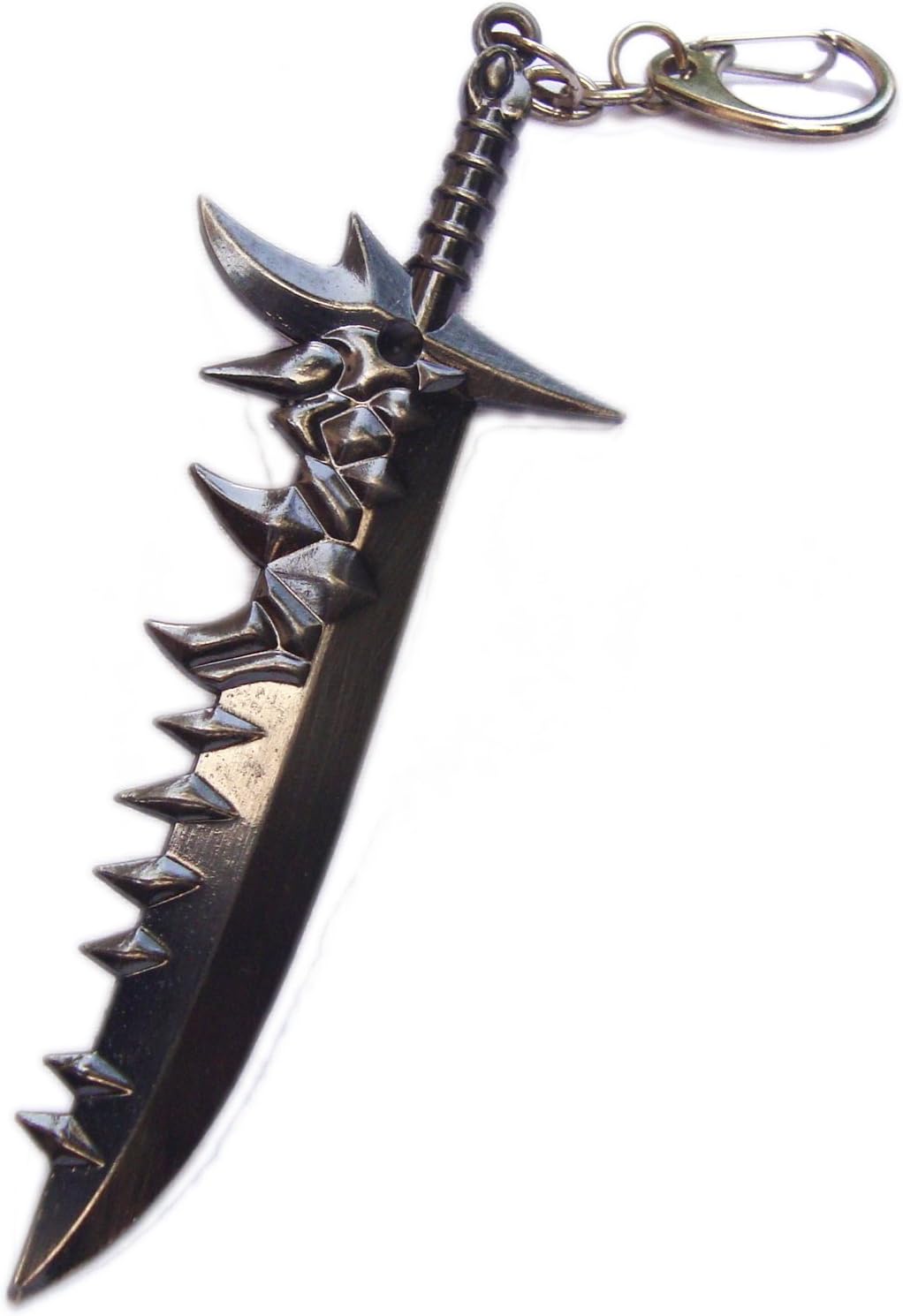Multicolour Metal Teeth Weapon Keychain